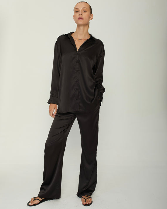 SILK-SATIN SHIRT